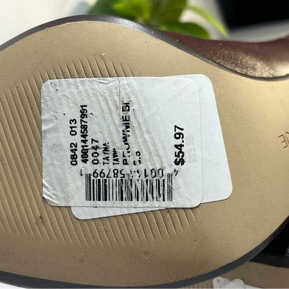 Saks Fifth Avenue Tayna Brownie leather upper On Ankle Boots NWT Size 9 - Picture 13 of 15